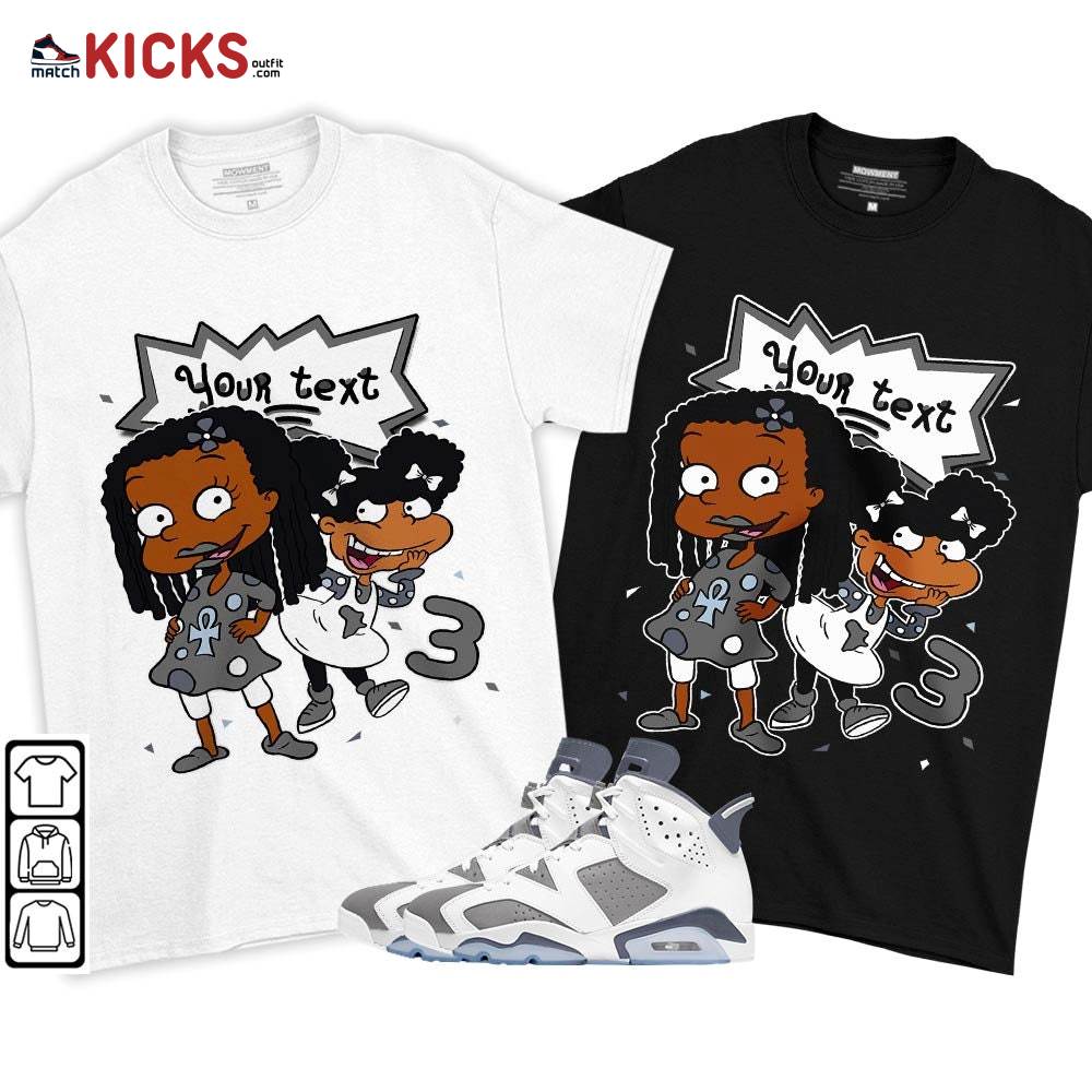 Custom Birthday Rugrats Sneaker Shirt Match Retro Cool Grey 6s, Jordan 6 Cool Grey MKO T-Shirt Custom Birthday Rugrats Sneaker Shirt Match Retro Cool Grey 6s, Jordan 6 Cool Grey MKO T-Shirt