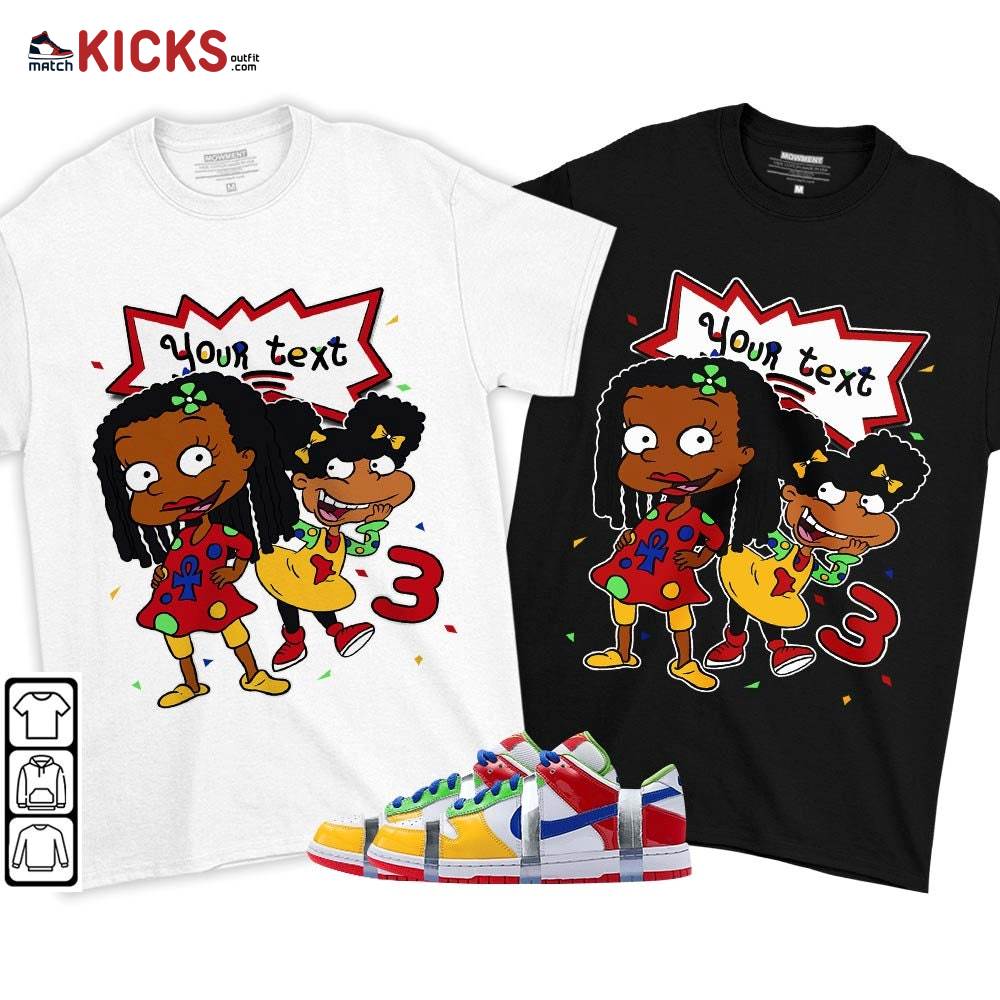 Custom Birthday Rugrats Sneaker Shirt Match SB Dunk Low eBay, SB Dunk Low Sandy MKO T-Shirt
