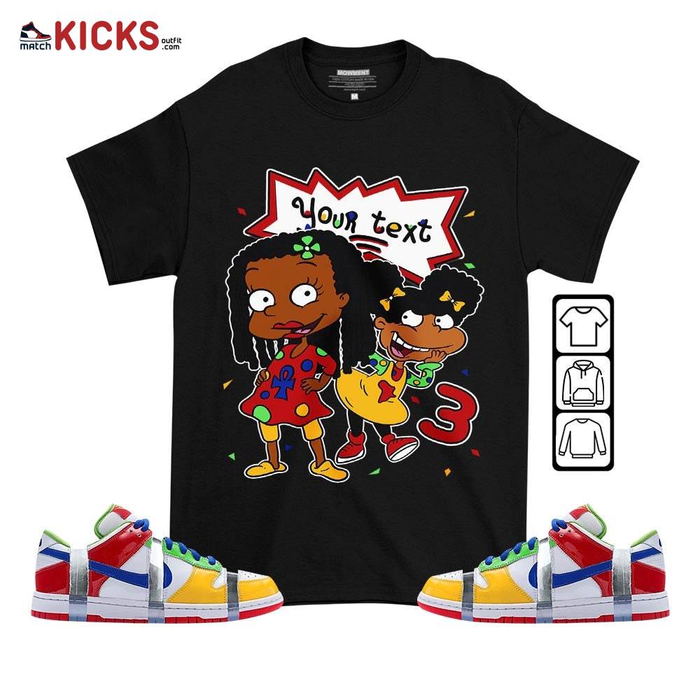 Custom Birthday Rugrats Sneaker Shirt Match SB Dunk Low eBay, SB Dunk Low Sandy MKO T-Shirt