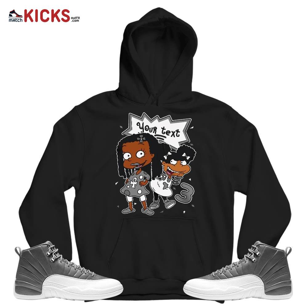Custom Birthday Rugrats Sneaker Shirt Match Stealth 12s, Jordan 12 Retro Stealth MKO T-Shirt Custom Birthday Rugrats Sneaker Shirt Match Stealth 12s, Jordan 12 Retro Stealth MKO T-Shirt
