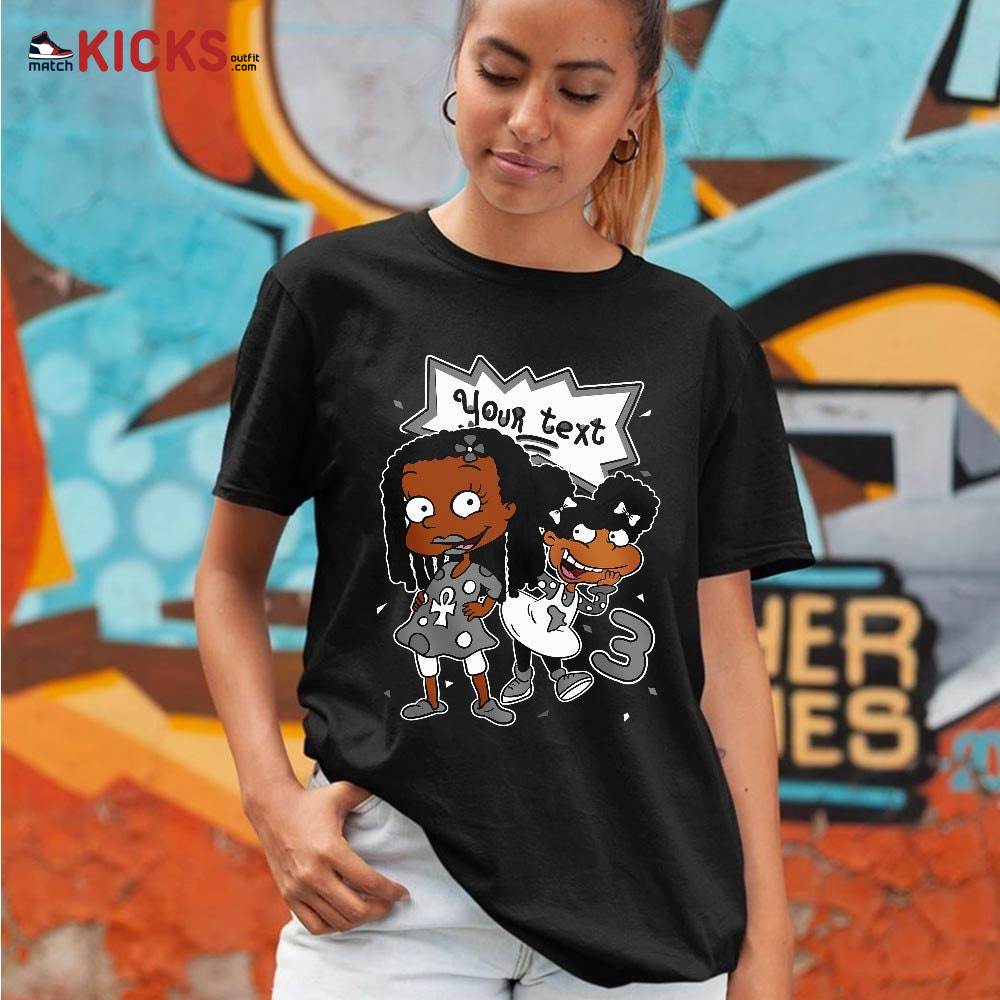 Custom Birthday Rugrats Sneaker Shirt Match Stealth 12s, Jordan 12 Retro Stealth MKO T-Shirt Custom Birthday Rugrats Sneaker Shirt Match Stealth 12s, Jordan 12 Retro Stealth MKO T-Shirt