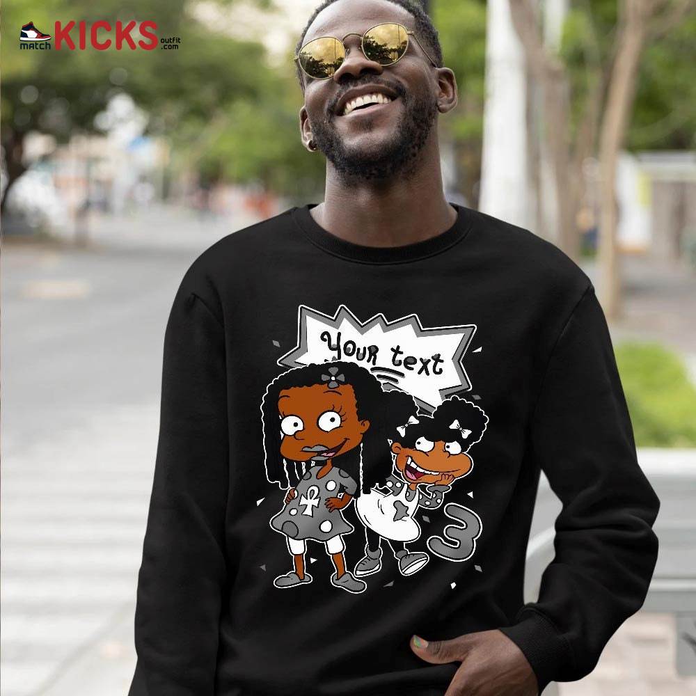Custom Birthday Rugrats Sneaker Shirt Match Stealth 12s, Jordan 12 Retro Stealth MKO T-Shirt Custom Birthday Rugrats Sneaker Shirt Match Stealth 12s, Jordan 12 Retro Stealth MKO T-Shirt