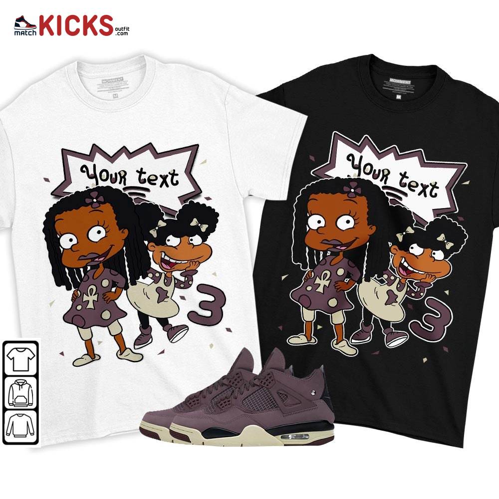 Custom Birthday Rugrats Sneaker Shirt Match Violet Ore 4s, Jordan 4 A Ma Maniere Violet Ore MKO T-Shirt Custom Birthday Rugrats Sneaker Shirt Match Violet Ore 4s, Jordan 4 A Ma Maniere Violet Ore MKO T-Shirt