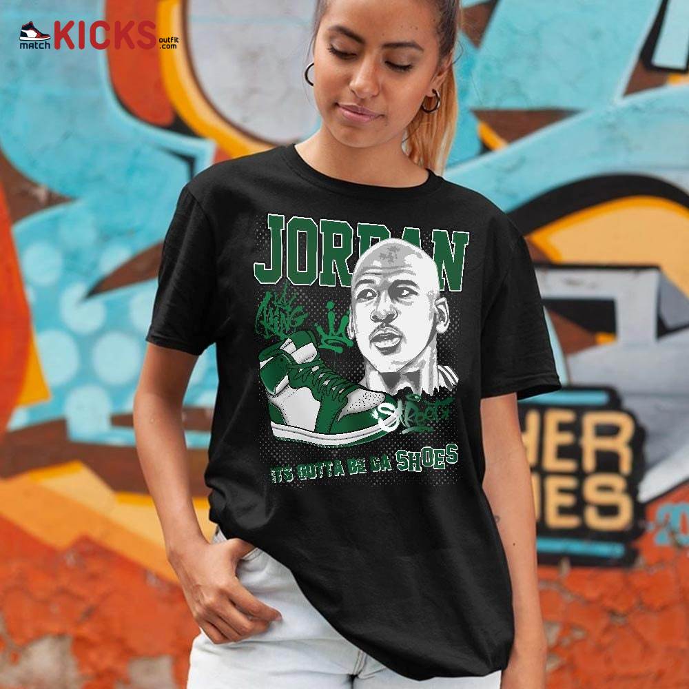 Custom Bulls 23 JD Sneaker Shirt Match High Gorge Green 1s, Jordan 1 Retro High Gorge Green MKO T-Shirt Custom Bulls 23 JD Sneaker Shirt Match High Gorge Green 1s, Jordan 1 Retro High Gorge Green MKO T-Shirt