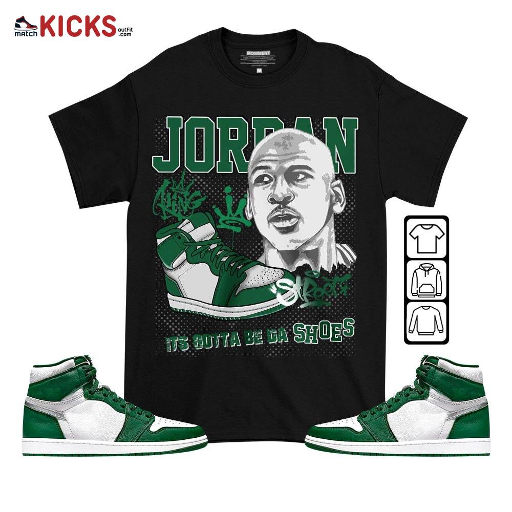 Custom Bulls 23 JD Sneaker Shirt Match High Gorge Green 1s, Jordan 1 Retro High Gorge Green MKO T-Shirt Custom Bulls 23 JD Sneaker Shirt Match High Gorge Green 1s, Jordan 1 Retro High Gorge Green MKO T-Shirt