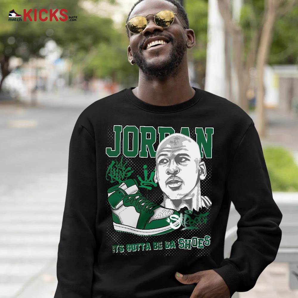 Custom Bulls 23 JD Sneaker Shirt Match High Gorge Green 1s, Jordan 1 Retro High Gorge Green MKO T-Shirt Custom Bulls 23 JD Sneaker Shirt Match High Gorge Green 1s, Jordan 1 Retro High Gorge Green MKO T-Shirt