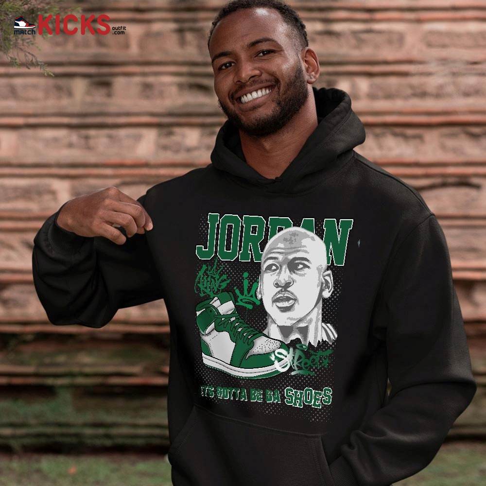 Custom Bulls 23 JD Sneaker Shirt Match High Gorge Green 1s, Jordan 1 Retro High Gorge Green MKO T-Shirt Custom Bulls 23 JD Sneaker Shirt Match High Gorge Green 1s, Jordan 1 Retro High Gorge Green MKO T-Shirt