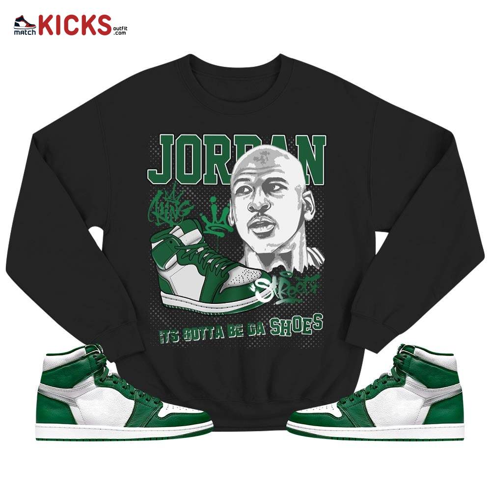 Custom Bulls 23 JD Sneaker Shirt Match High Gorge Green 1s, Jordan 1 Retro High Gorge Green MKO T-Shirt Custom Bulls 23 JD Sneaker Shirt Match High Gorge Green 1s, Jordan 1 Retro High Gorge Green MKO T-Shirt