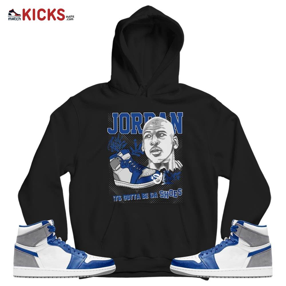 Custom Bulls 23 JD Sneaker Shirt Match True Blue 1s, Jordan 1 High OG True Blue MKO T-Shirt Custom Bulls 23 JD Sneaker Shirt Match True Blue 1s, Jordan 1 High OG True Blue MKO T-Shirt