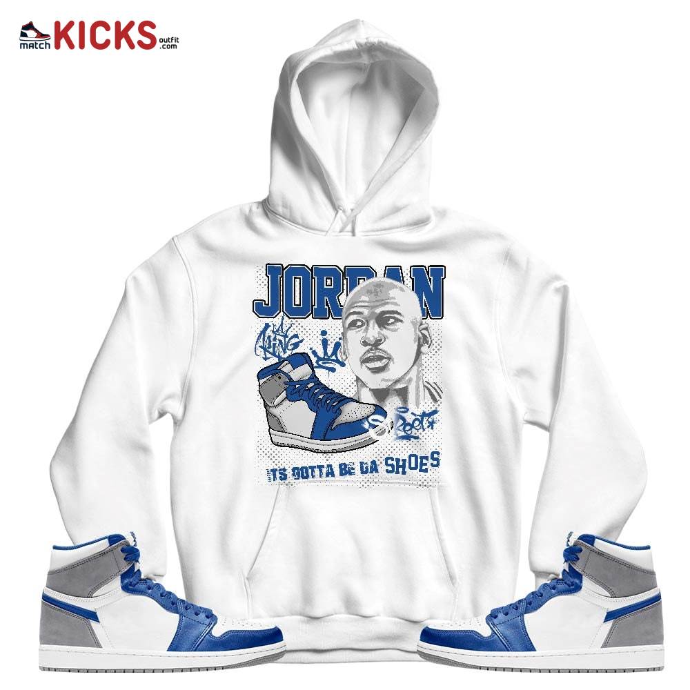 Custom Bulls 23 JD Sneaker Shirt Match True Blue 1s, Jordan 1 High OG True Blue MKO T-Shirt Custom Bulls 23 JD Sneaker Shirt Match True Blue 1s, Jordan 1 High OG True Blue MKO T-Shirt
