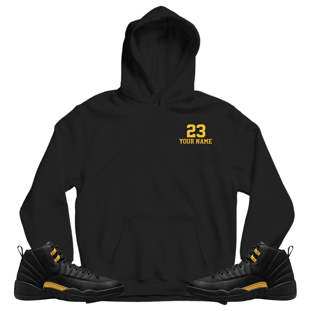 Custom Cup 23 Sneaker Shirt Match Black Taxi 12s, Jordan 12 Retro Black Taxi MKO T-Shirt