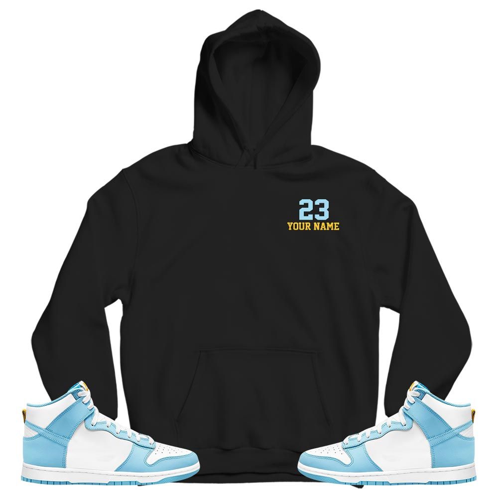 Custom Cup 23 Sneaker Shirt Match Dunk High Blue Chill, Dunk High Homer Simpson MKO T-Shirt