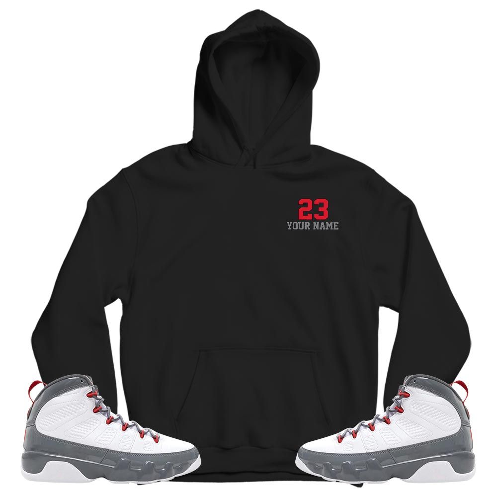 Custom Cup 23 Sneaker Shirt Match Fire Red 9s, Jordan 9 Retro Fire Red MKO T-Shirt