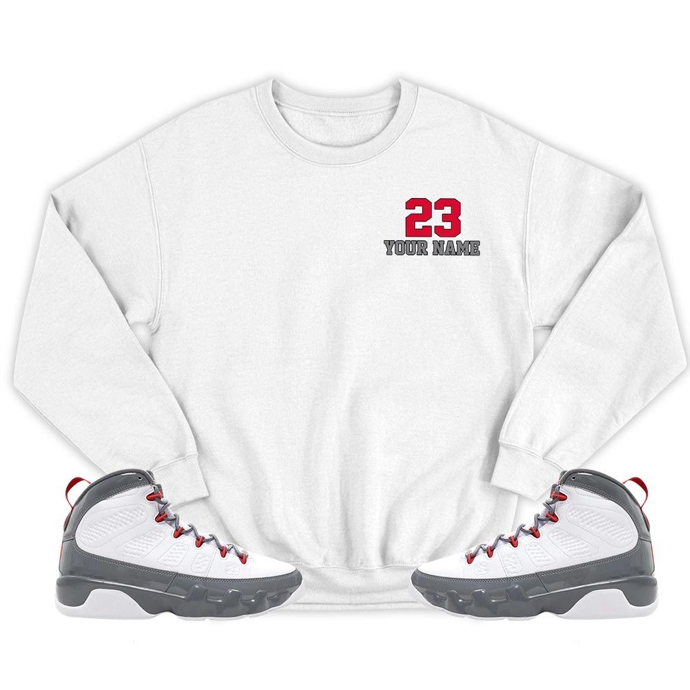 Custom Cup 23 Sneaker Shirt Match Fire Red 9s, Jordan 9 Retro Fire Red MKO T-Shirt Custom Cup 23 Sneaker Shirt Match Fire Red 9s, Jordan 9 Retro Fire Red MKO T-Shirt