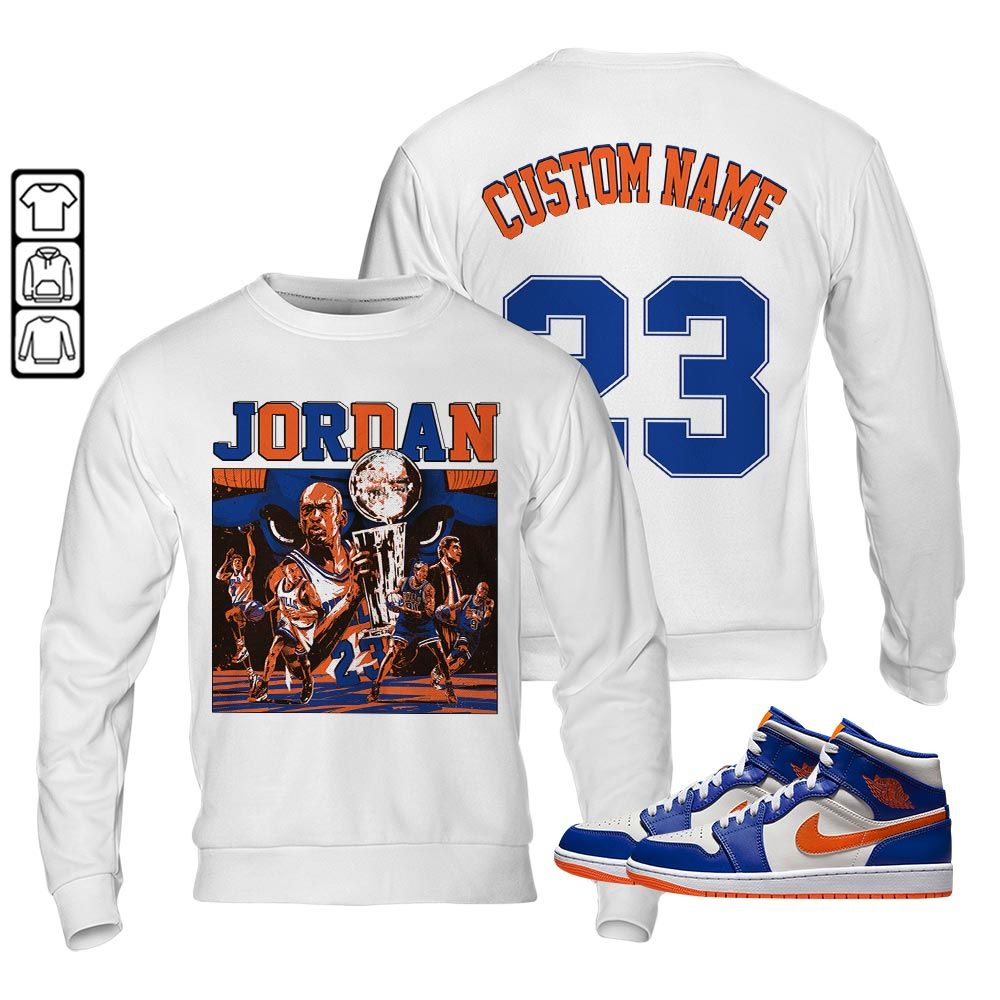 Custom Cup 23 Sneaker Shirt Match Mid Knicks 1s, Jordan 1 Mid Knicks MKO Hoodie Custom Cup 23 Sneaker Shirt Match Mid Knicks 1s, Jordan 1 Mid Knicks MKO Hoodie