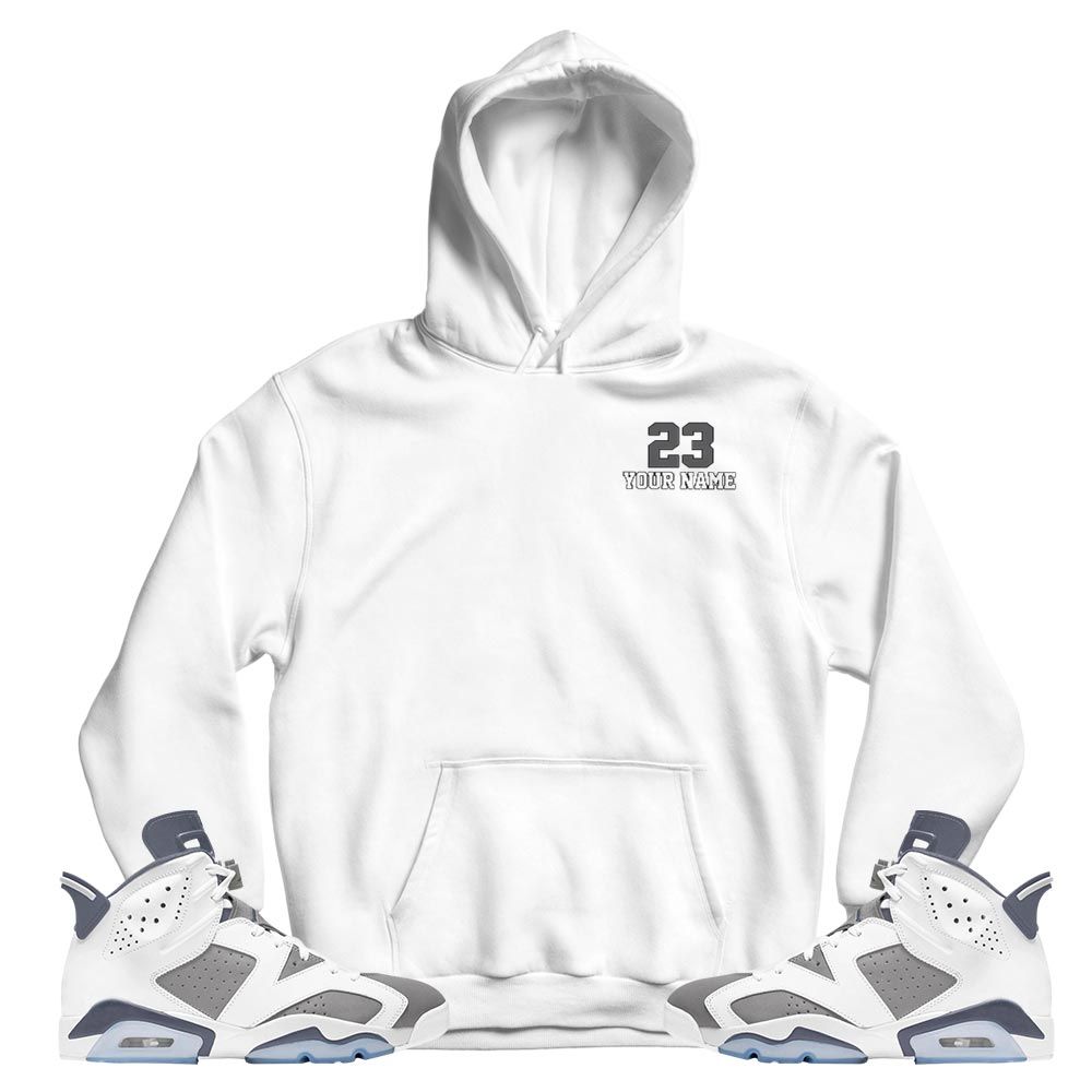 Custom Cup 23 Sneaker Shirt Match Retro Cool Grey 6s, Jordan 6 Cool Grey MKO T-Shirt Custom Cup 23 Sneaker Shirt Match Retro Cool Grey 6s, Jordan 6 Cool Grey MKO T-Shirt