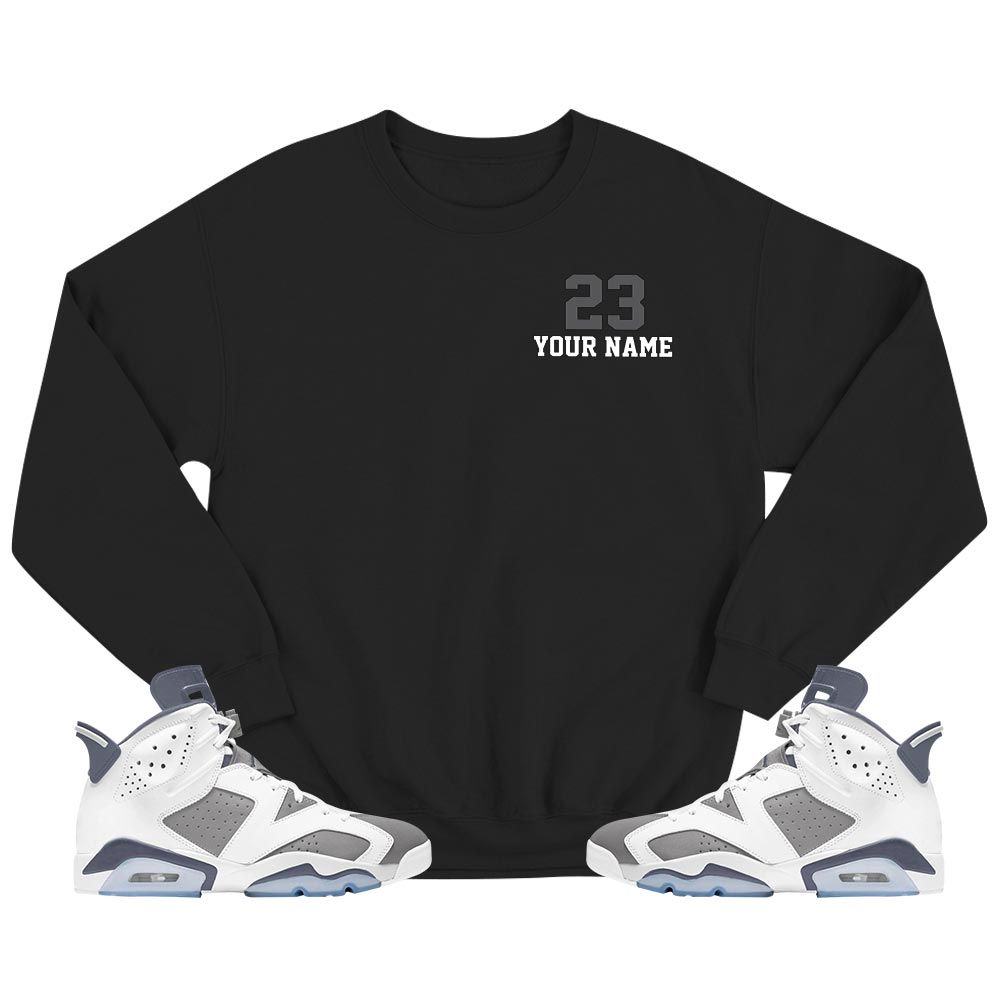 Custom Cup 23 Sneaker Shirt Match Retro Cool Grey 6s, Jordan 6 Cool Grey MKO T-Shirt Custom Cup 23 Sneaker Shirt Match Retro Cool Grey 6s, Jordan 6 Cool Grey MKO T-Shirt