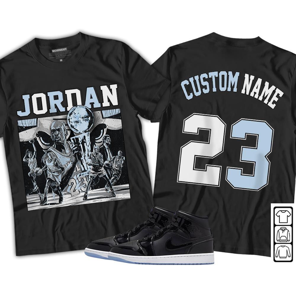 Custom Cup 23 Sneaker Shirt Match Space Jam 1s, Jordan 1 Mid Space Jam MKO T-Shirt Custom Cup 23 Sneaker Shirt Match Space Jam 1s, Jordan 1 Mid Space Jam MKO T-Shirt