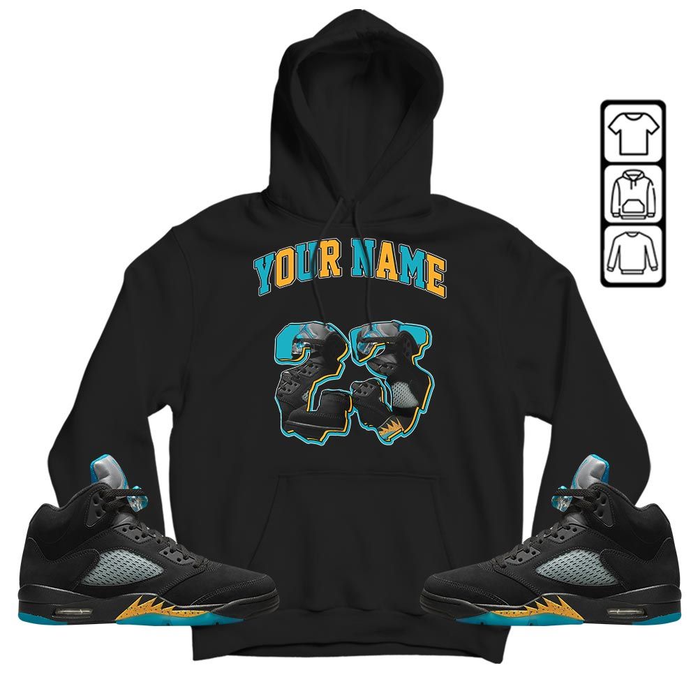 Custom Drip 23 Sneaker Shirt Match 2023 Retro Aqua 5s, Jordan 5 Aqua MKO T-Shirt Custom Drip 23 Sneaker Shirt Match 2023 Retro Aqua 5s, Jordan 5 Aqua MKO T-Shirt