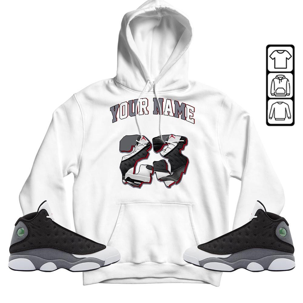 Custom Drip 23 Sneaker Shirt Match Black Flint 13s, Jordan Retro 13 Black Flint MKO T-Shirt
