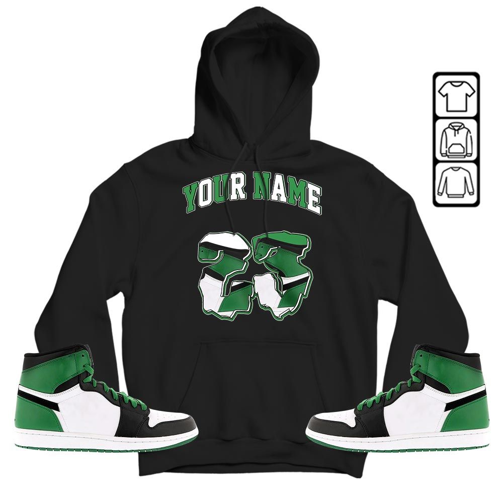 Custom Drip 23 Sneaker Shirt Match Lucky Green 1s, Jordan 1 Lucky Green MKO T-Shirt Custom Drip 23 Sneaker Shirt Match Lucky Green 1s, Jordan 1 Lucky Green MKO T-Shirt