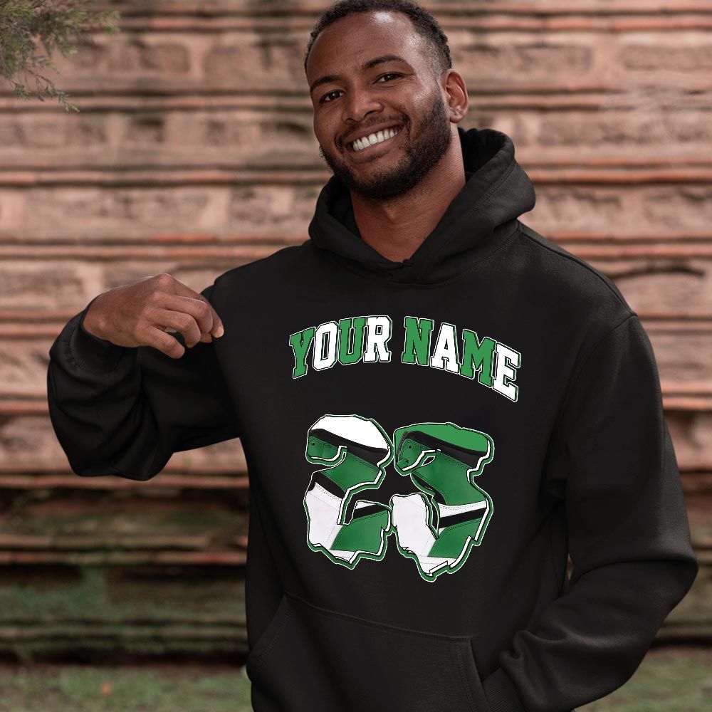 Custom Drip 23 Sneaker Shirt Match Lucky Green 1s, Jordan 1 Lucky Green MKO T-Shirt Custom Drip 23 Sneaker Shirt Match Lucky Green 1s, Jordan 1 Lucky Green MKO T-Shirt
