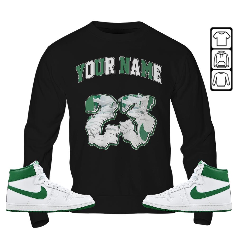 Custom Drip 23 Sneaker Shirt Match SP Pine Green, Air Ship SP Pine Green MKO T-Shirt Custom Drip 23 Sneaker Shirt Match SP Pine Green, Air Ship SP Pine Green MKO T-Shirt