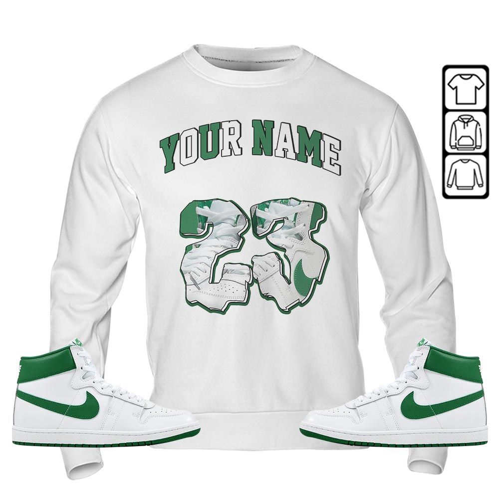 Custom Drip 23 Sneaker Shirt Match SP Pine Green, Air Ship SP Pine Green MKO T-Shirt Custom Drip 23 Sneaker Shirt Match SP Pine Green, Air Ship SP Pine Green MKO T-Shirt
