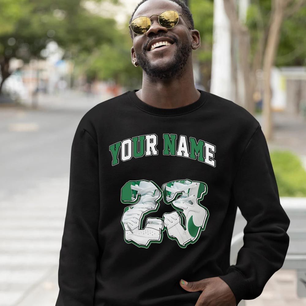 Custom Drip 23 Sneaker Shirt Match SP Pine Green, Air Ship SP Pine Green MKO T-Shirt Custom Drip 23 Sneaker Shirt Match SP Pine Green, Air Ship SP Pine Green MKO T-Shirt
