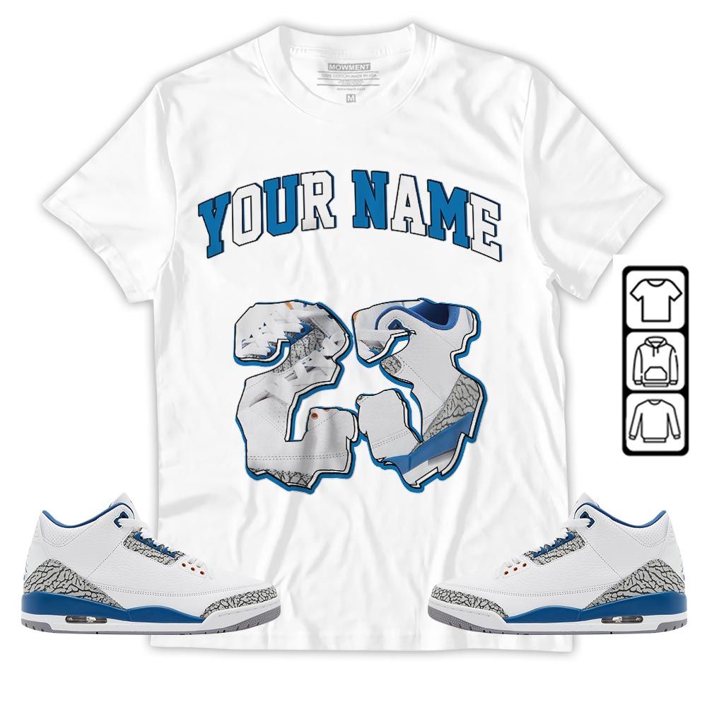 Custom Drip 23 Sneaker Shirt Match Wizards 3s, Jordan Retro 3 Wizards MKO T-Shirt Custom Drip 23 Sneaker Shirt Match Wizards 3s, Jordan Retro 3 Wizards MKO T-Shirt