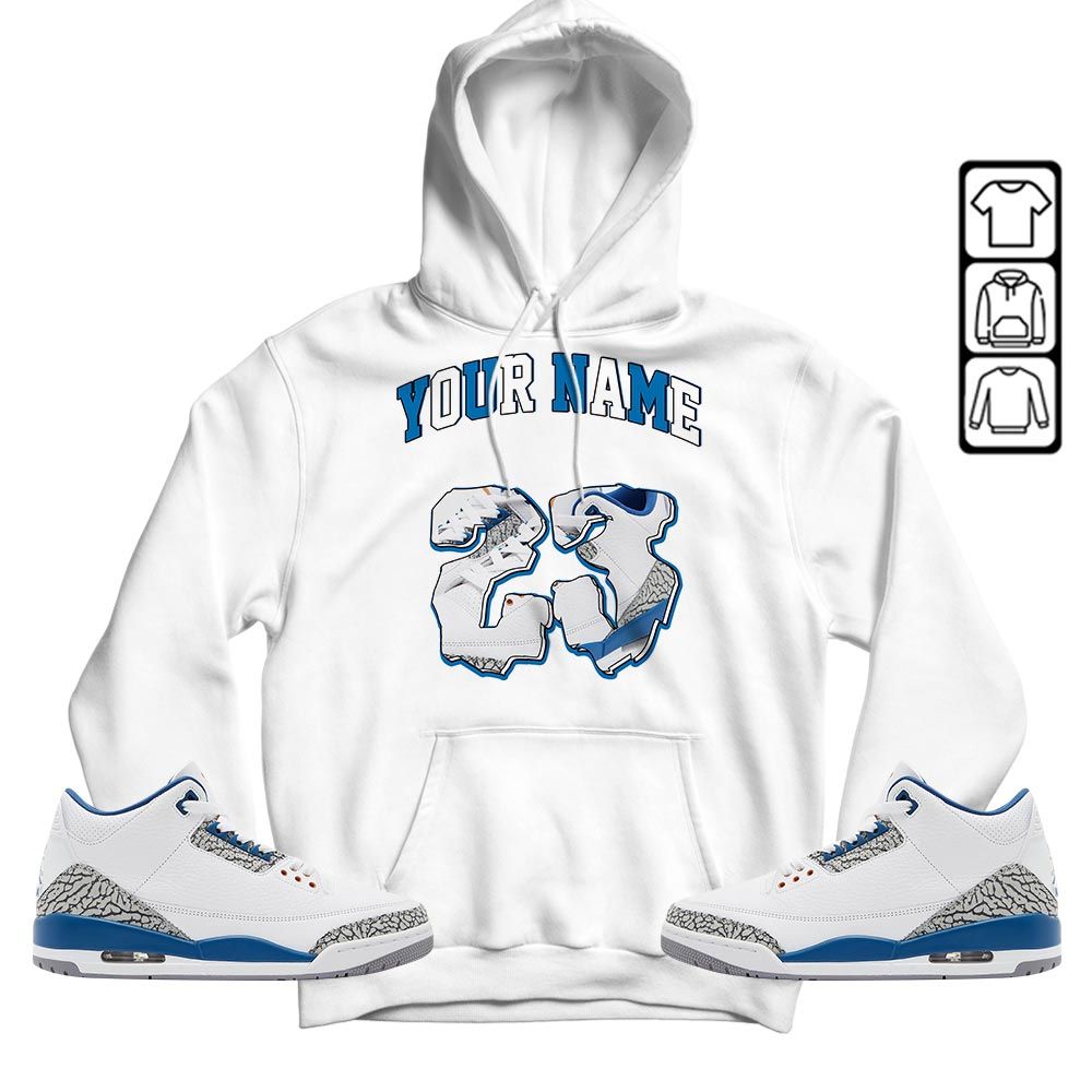 Custom Drip 23 Sneaker Shirt Match Wizards 3s, Jordan Retro 3 Wizards MKO T-Shirt