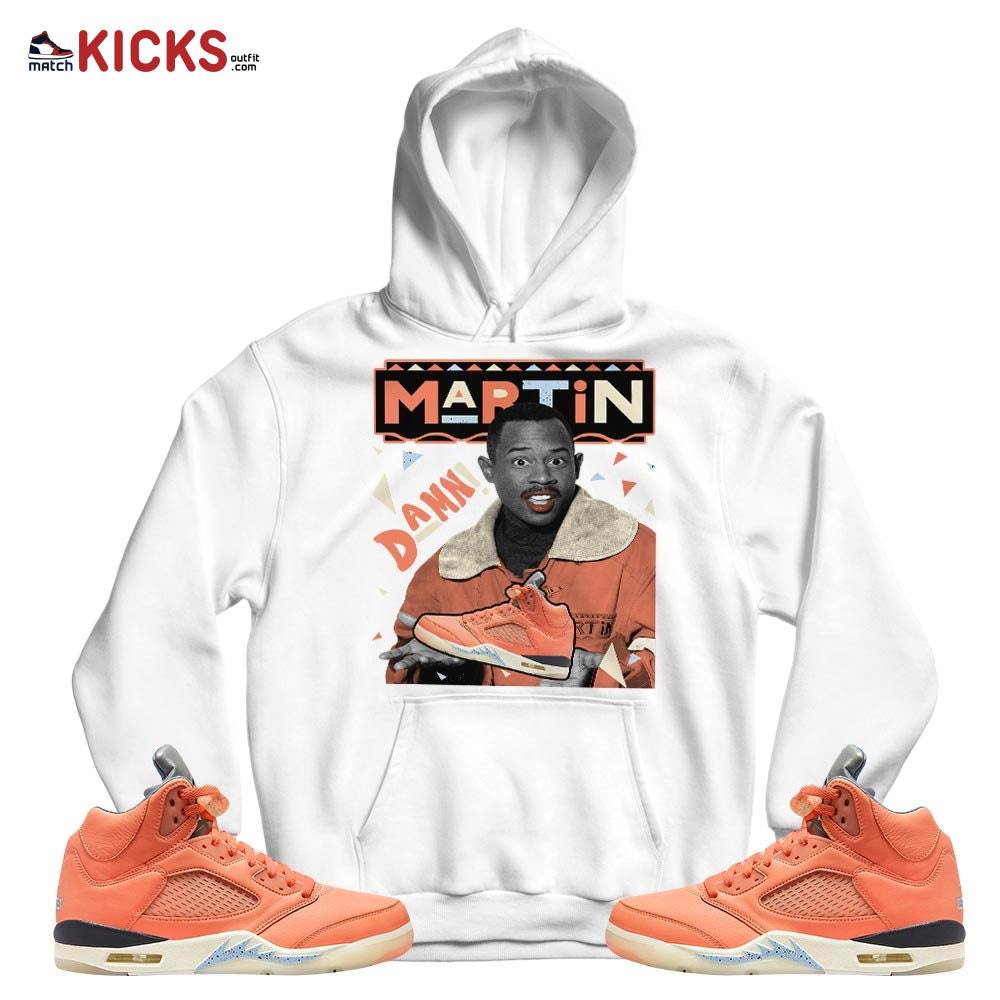 Custom Martin Tv Sneaker Shirt Match Crimson Bliss 5s, Jordan 5 DJ Khaled Crimson Bliss MKO T-Shirt Custom Martin Tv Sneaker Shirt Match Crimson Bliss 5s, Jordan 5 DJ Khaled Crimson Bliss MKO T-Shirt