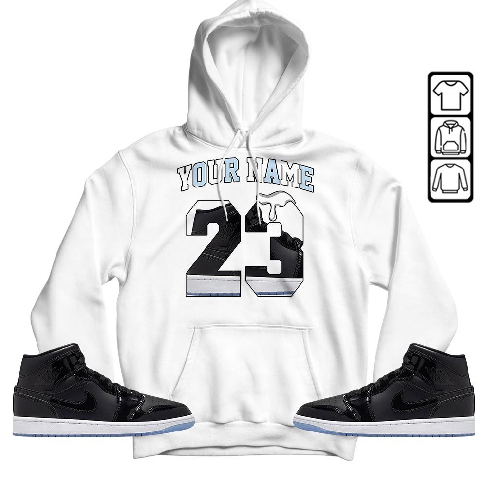 Custom Name Design Number 23 Drip Shoes Sneaker Shirt Match Space Jam 1s, Jordan 1 Mid Space Jam MKO T-Shirt Custom Name Design Number 23 Drip Shoes Sneaker Shirt Match Space Jam 1s, Jordan 1 Mid Space Jam MKO T-Shirt