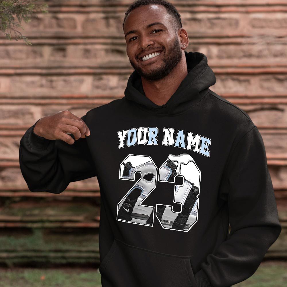 Custom Name Design Number 23 Drip Shoes Sneaker Shirt Match Uptempo Cobalt Bliss, Air More Uptempo Cobalt Bliss MKO T-Shirt Custom Name Design Number 23 Drip Shoes Sneaker Shirt Match Uptempo Cobalt Bliss, Air More Uptempo Cobalt Bliss MKO T-Shirt