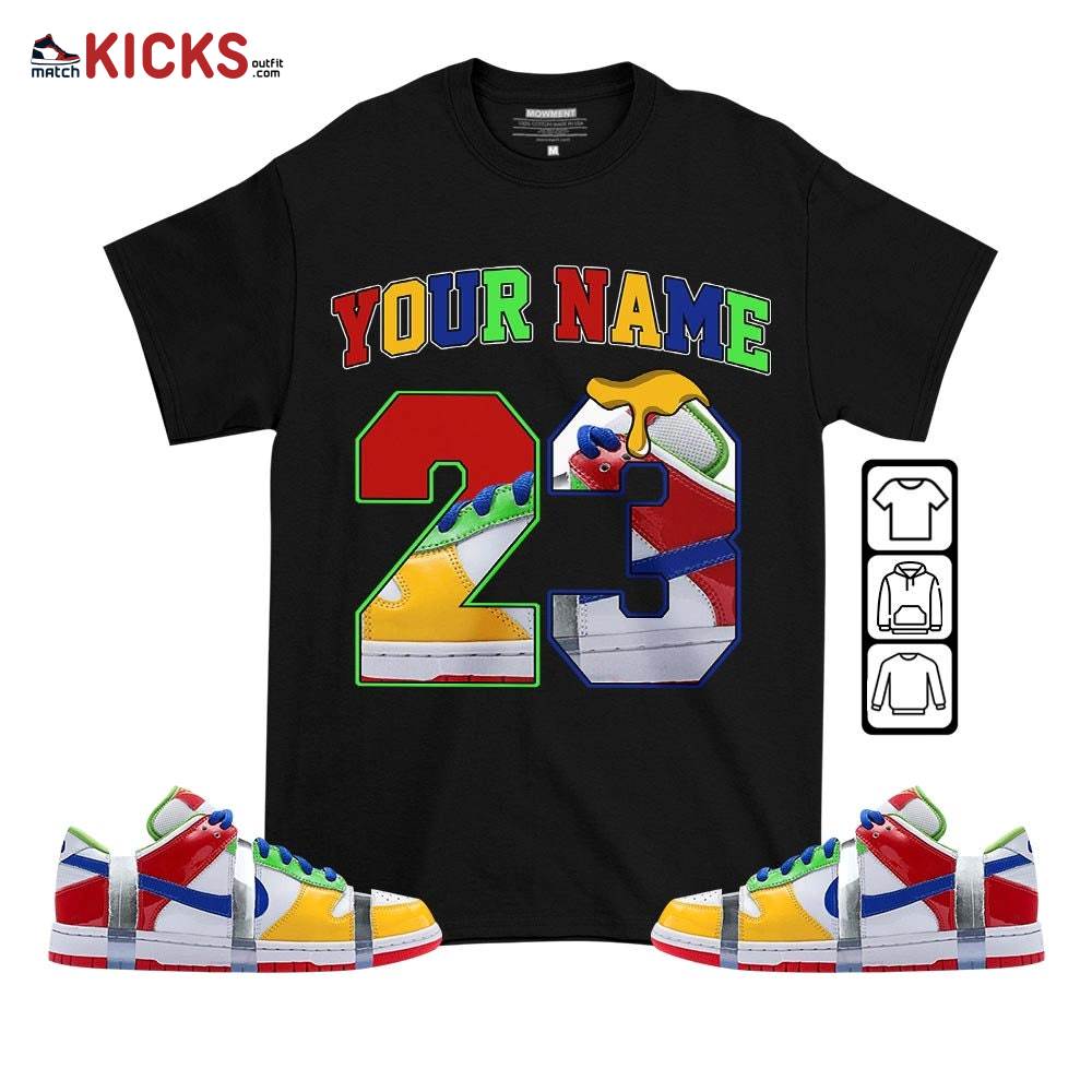 Custom Number 23 Sneaker Shirt Match SB Dunk Low eBay, SB Dunk Low Sandy MKO T-Shirt