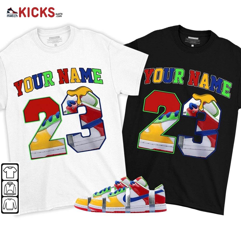 Custom Number 23 Sneaker Shirt Match SB Dunk Low eBay, SB Dunk Low Sandy MKO T-Shirt