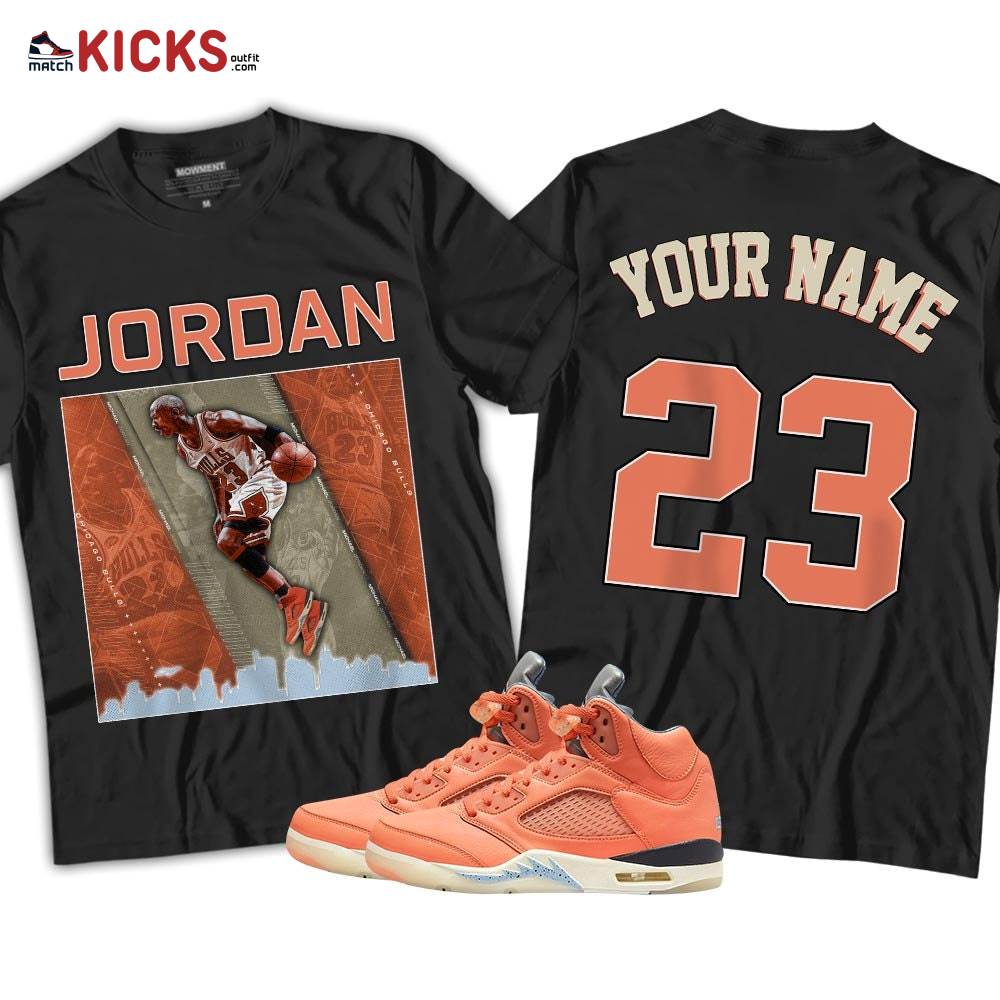 Custome 23 City Sneaker Shirt Match Crimson Bliss 5s, Jordan 5 DJ Khaled Crimson Bliss MKO T-Shirt Custome 23 City Sneaker Shirt Match Crimson Bliss 5s, Jordan 5 DJ Khaled Crimson Bliss MKO T-Shirt