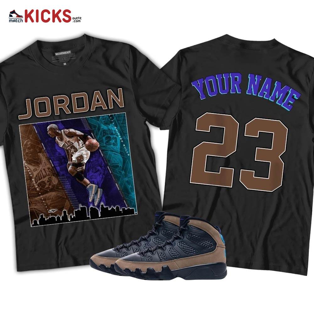 Custome 23 City Sneaker Shirt Match Olive Concord 9s, Jordan 9 Olive Concord MKO T-Shirt Custome 23 City Sneaker Shirt Match Olive Concord 9s, Jordan 9 Olive Concord MKO T-Shirt
