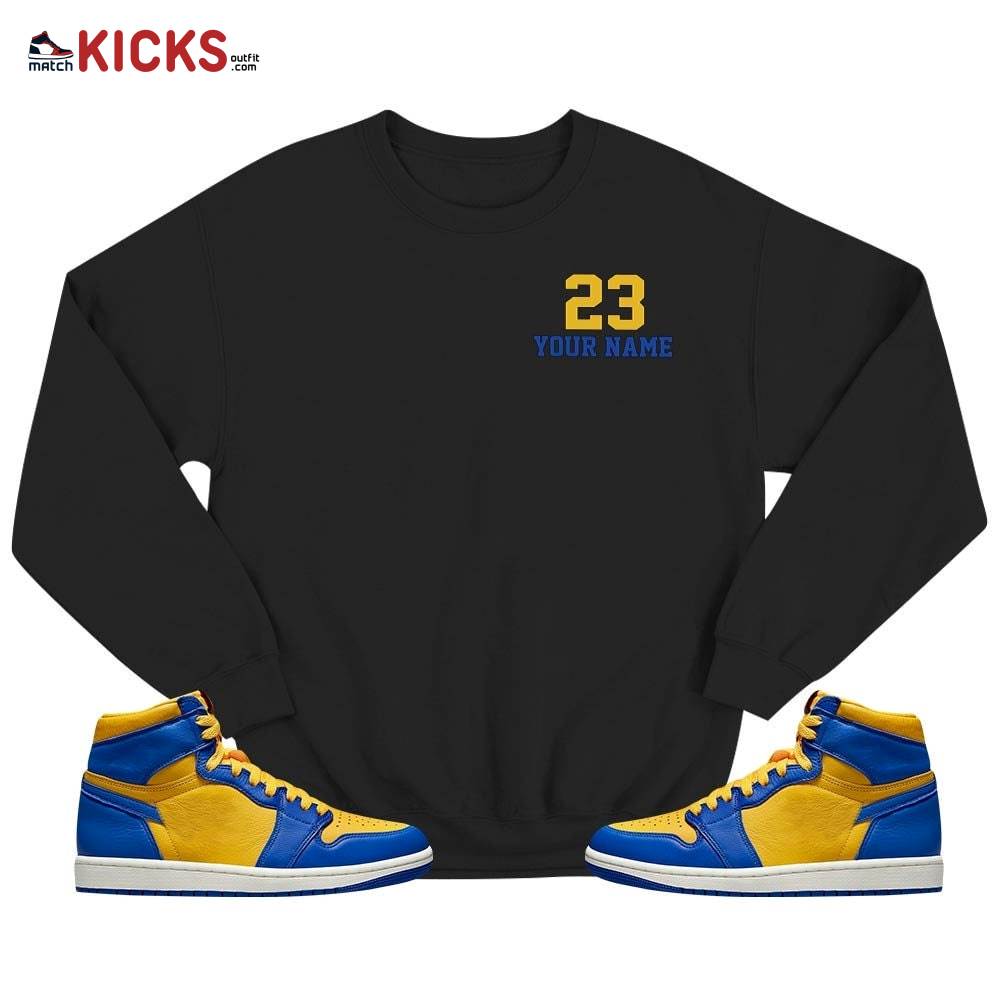 Custome Cup 23 Sneaker Shirt Match 2023 Laney 1s, Jordan 1 Retro High Laney MKO T-Shirt Custome Cup 23 Sneaker Shirt Match 2023 Laney 1s, Jordan 1 Retro High Laney MKO T-Shirt