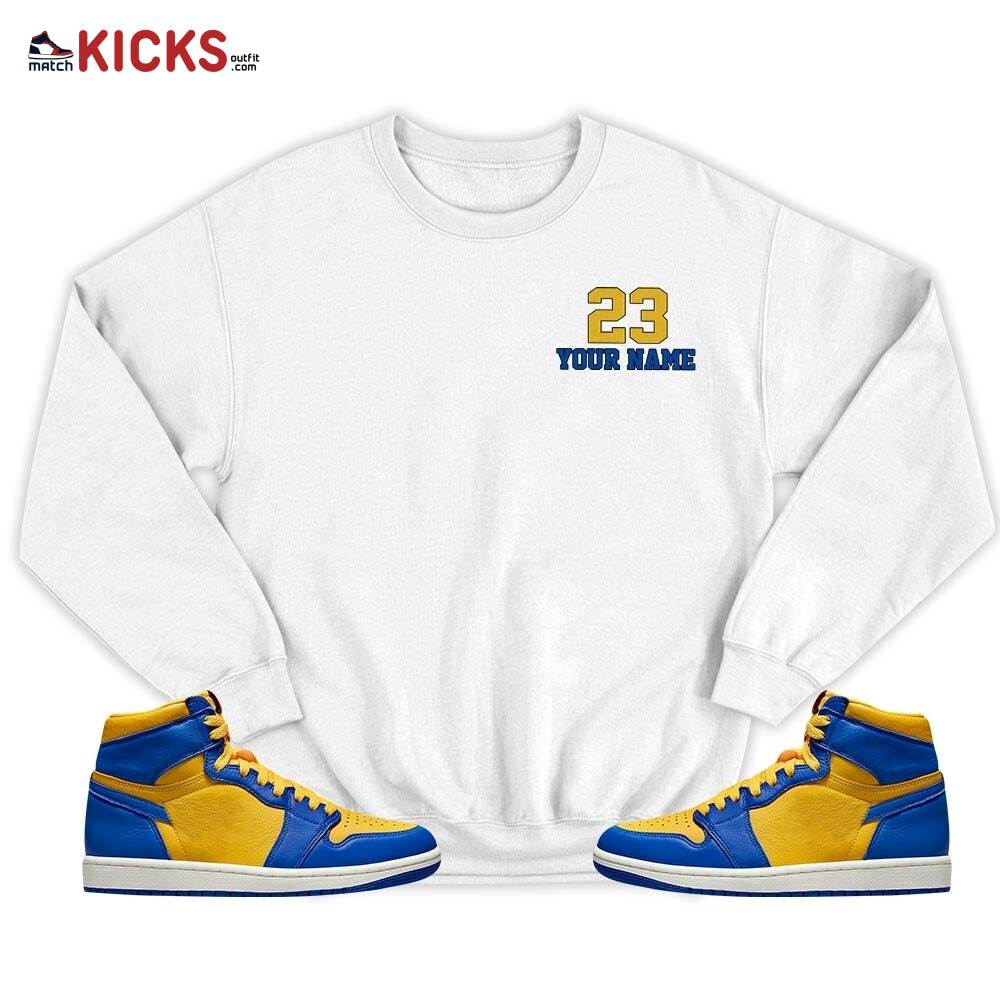 Custome Cup 23 Sneaker Shirt Match 2023 Laney 1s, Jordan 1 Retro High Laney MKO T-Shirt Custome Cup 23 Sneaker Shirt Match 2023 Laney 1s, Jordan 1 Retro High Laney MKO T-Shirt