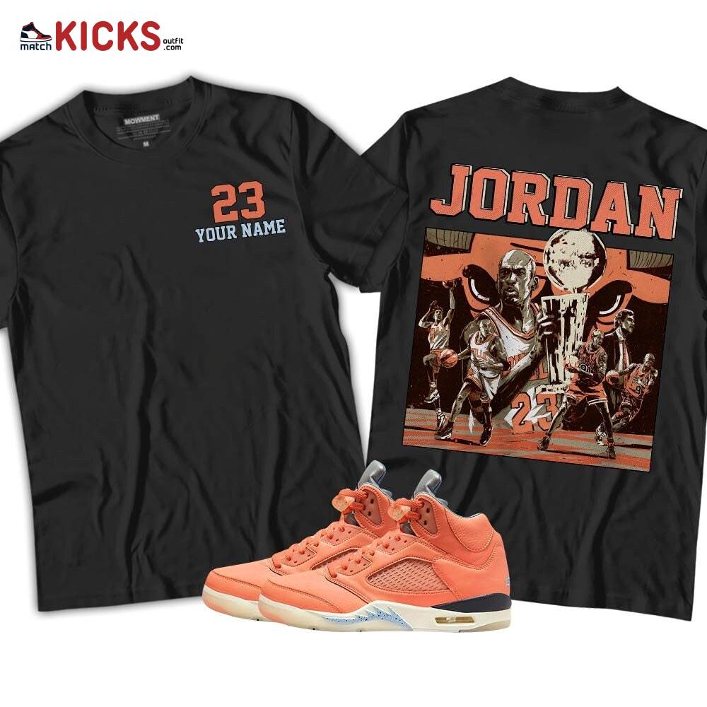 Custome Cup 23 Sneaker Shirt Match Crimson Bliss 5s, Jordan 5 DJ Khaled Crimson Bliss MKO T-Shirt Custome Cup 23 Sneaker Shirt Match Crimson Bliss 5s, Jordan 5 DJ Khaled Crimson Bliss MKO T-Shirt