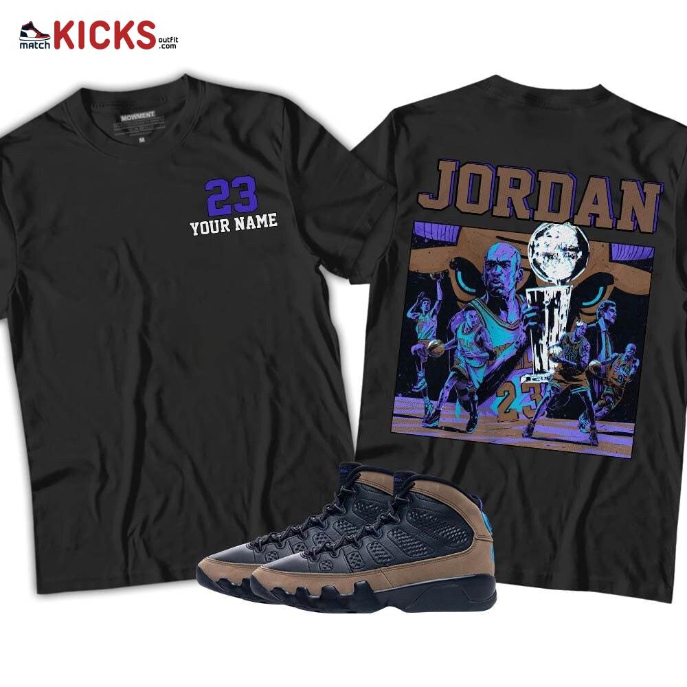 Custome Cup 23 Sneaker Shirt Match Olive Concord 9s, Jordan 9 Olive Concord MKO T-Shirt Custome Cup 23 Sneaker Shirt Match Olive Concord 9s, Jordan 9 Olive Concord MKO T-Shirt