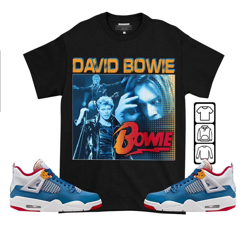 David Bowie Sneaker Shirt Match Messy Room 4s, Jordan 4 GS Messy Room MKO T-Shirt David Bowie Sneaker Shirt Match Messy Room 4s, Jordan 4 GS Messy Room MKO T-Shirt