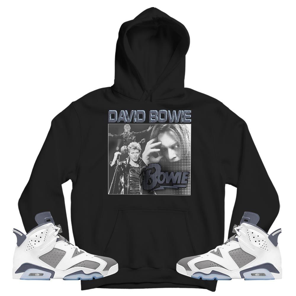 David Bowie Sneaker Shirt Match Retro Cool Grey 6s, Jordan 6 Cool Grey MKO T-Shirt