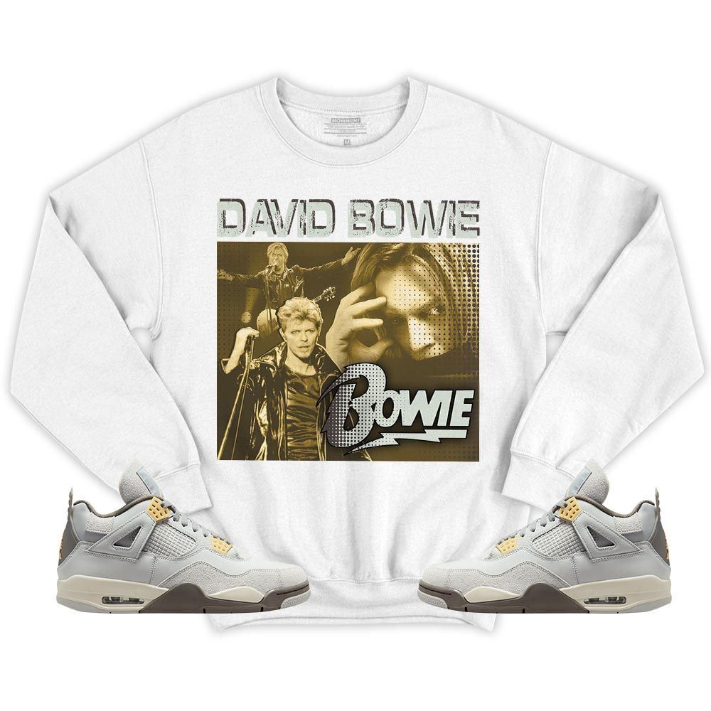 David Bowie Sneaker Shirt Match Retro Craft 4s, Jordan 4 Craft Photon Dust MKO T-Shirt David Bowie Sneaker Shirt Match Retro Craft 4s, Jordan 4 Craft Photon Dust MKO T-Shirt