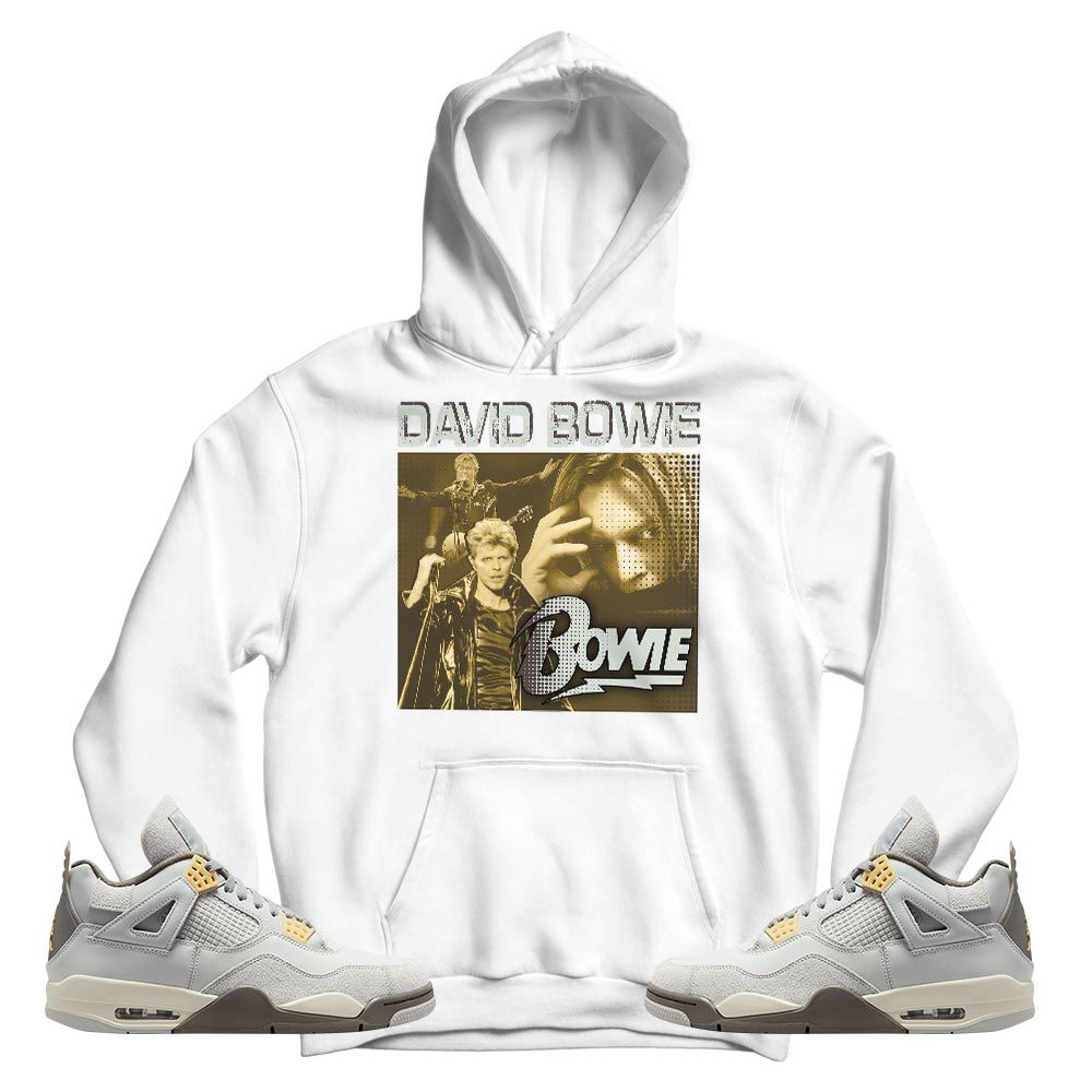 David Bowie Sneaker Shirt Match Retro Craft 4s, Jordan 4 Craft Photon Dust MKO T-Shirt David Bowie Sneaker Shirt Match Retro Craft 4s, Jordan 4 Craft Photon Dust MKO T-Shirt