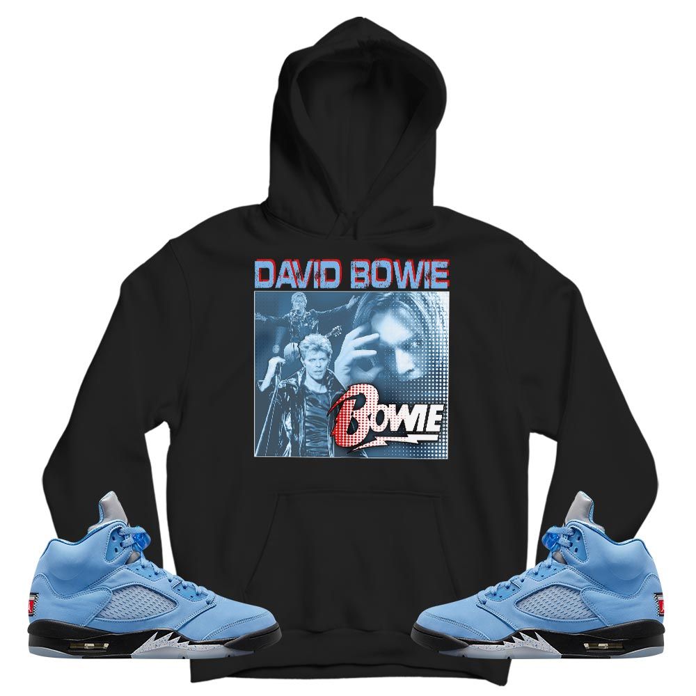 David Bowie Sneaker Shirt Match Retro University Blue 5s, Jordan 5 University Blue MKO T-Shirt David Bowie Sneaker Shirt Match Retro University Blue 5s, Jordan 5 University Blue MKO T-Shirt