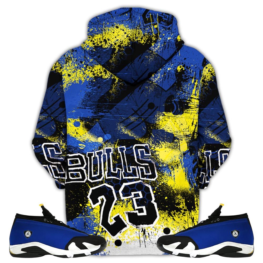 Design Number 23 Air Got Em 90S Sneaker Shirt Match 2023 Blue Laney 14S, Jordan 14 Laney Hoodie Sweatshirt Tee All Over Print MKO Shirt