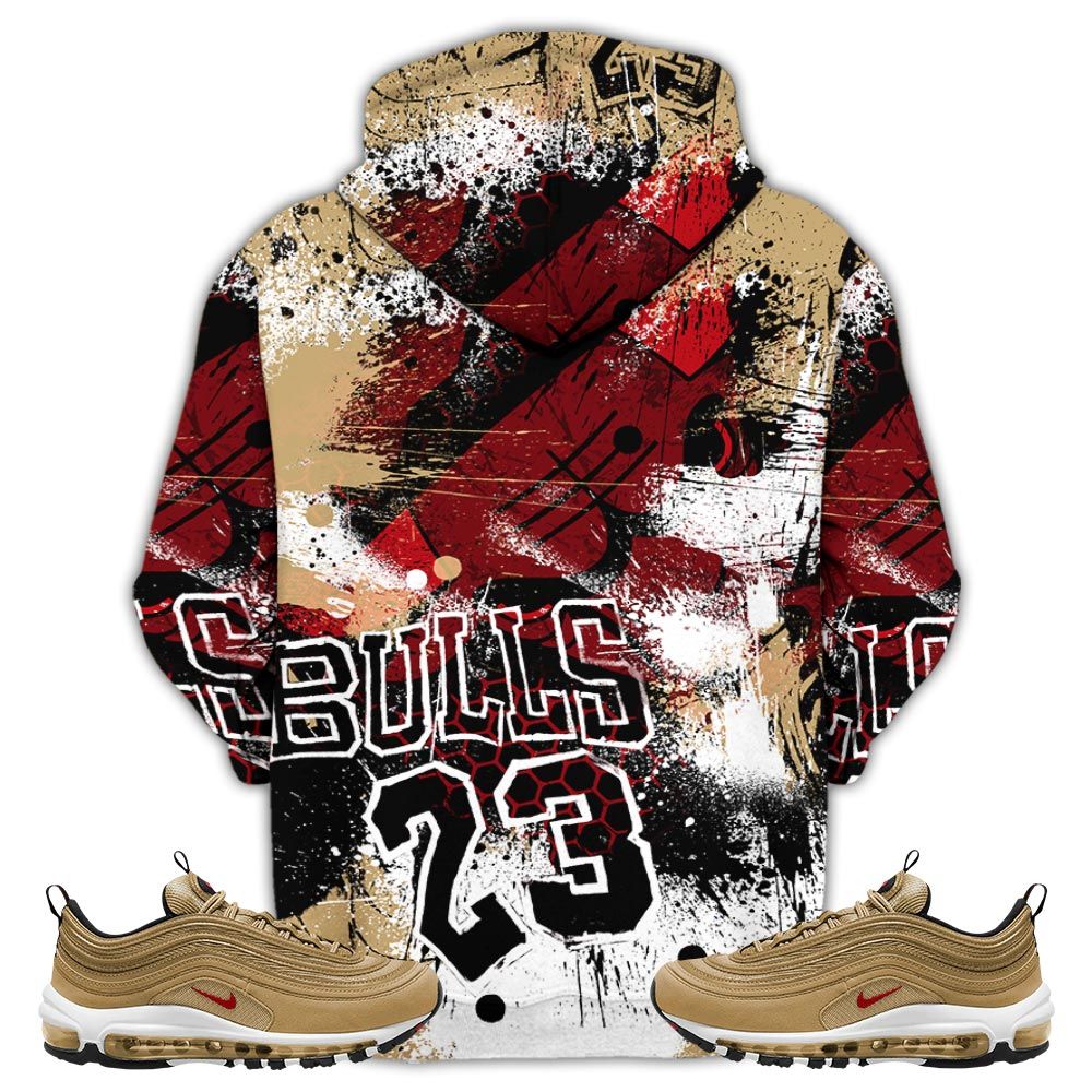 Design Number 23 Air Got Em 90S Sneaker Shirt Match Air Max 97 Metallic Gold, Air Max 97 Gold Bullet Hoodie Sweatshirt Tee All Over Print MKO Shirt