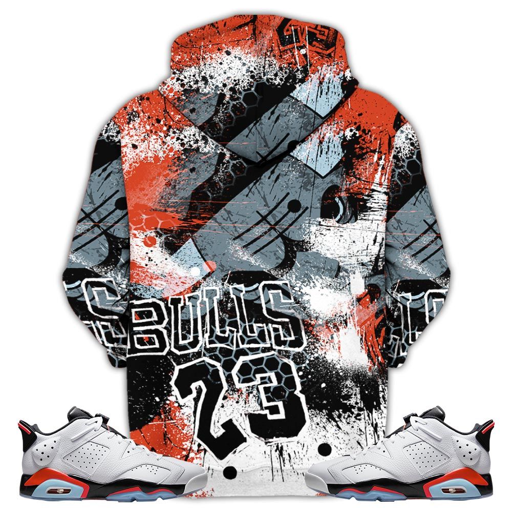 Design Number 23 Air Got Em 90S Sneaker Shirt Match Golf White Infrared 6S, Jordan 6 Low Infrared Hoodie Sweatshirt Tee All Over Print MKO Shirt
